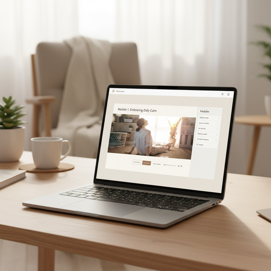Online cursus mockup