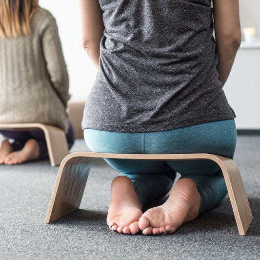 Strong Wooden Bench for Meditation, Seiza, Praying and Healthier Sitting-1